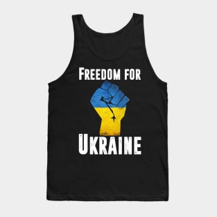 freedom for ukraine Tank Top